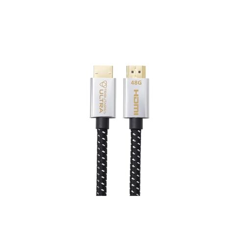 Tributaries UHDU Ultra 48G HDMI Cable - 28AWG Silver Plated Connectors - Supports 8K/60, 4K/120, 10K - HDR, eARC (0.5M) in Saudi Arabia
