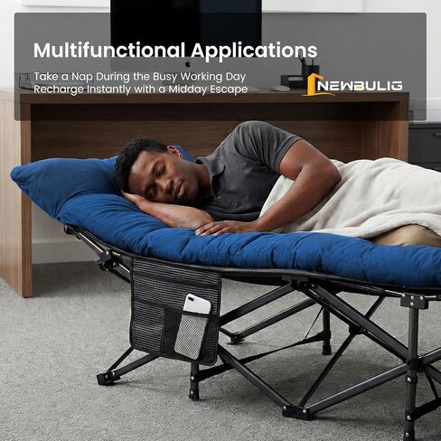 NEWBULIG Camping Cots for Adults, Foldable Bed, Sleeping Cot in Saudi Arabia