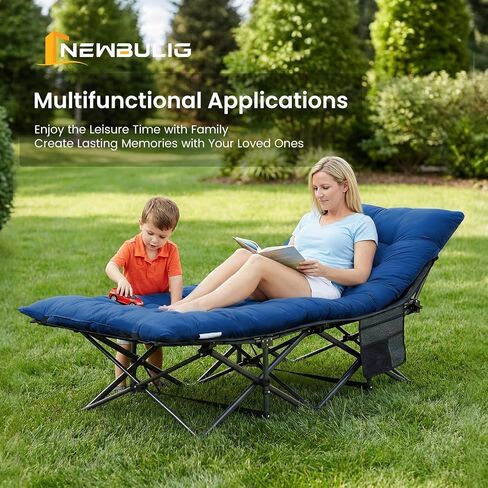 NEWBULIG Camping Cots for Adults, Foldable Bed, Sleeping Cot in Saudi Arabia