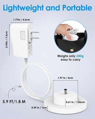 Charger for Tonies, Replacement for Tonie Box Charging Base, Compatible with Toniebox Audio Player Starter Set for Kids (Not Fit Toniebox 2) in Saudi Arabia