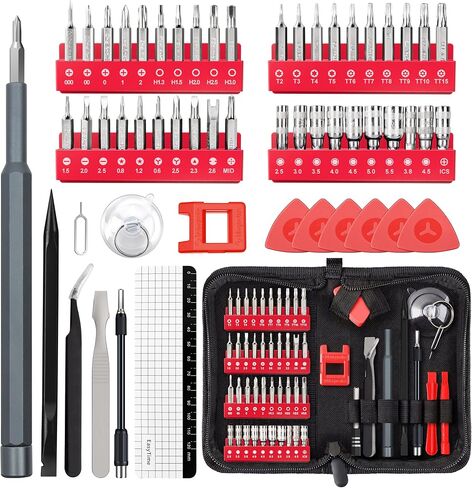 80 IN 1 Professional Computer Repair Tool Kit, Precision Screwdriver Set in Kuwait