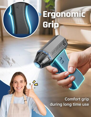 Compressed Air Duster - 300000RPM Super Power Electric Air Duster in Saudi Arabia