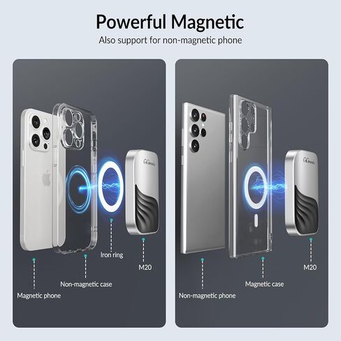 GiGimundo 2TB Magnetic Portable SSD, External SSD Up to 2000MB/s with USB-C 3.2 Gen 2x2, 4K ProRes HDR Record and Store, External Solid State Drives Compatible with iPhone 17/16/15 Pro Max, Tablet in Saudi Arabia