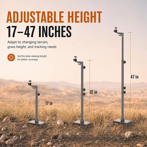 Dual Hunting Camera Mount, Twin Cam Bracket, For trail cam and solar panel in Saudi Arabia