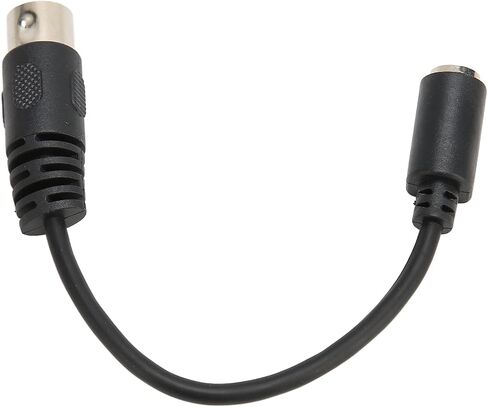 Premium PVC Keyboard Mouse Converter Cable 5 Pin Male to Mini DIN 6 Pin Female Adapter for PS2 Systems 5.9in in Saudi Arabia