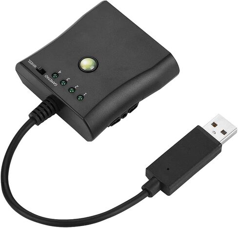 PS2 to 360 USB Adapter Converter Cable, Quality, Supports Vibration and Online Chat, Great for Competitive, 1 Unit in Saudi Arabia