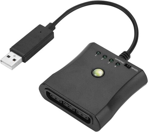 PS2 to 360 USB Adapter Converter Cable, Quality, Supports Vibration and Online Chat, Great for Competitive, 1 Unit in Saudi Arabia