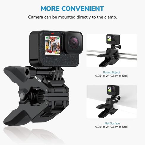 Camera Clamp Clip Mount Jaws Flex Gooseneck Accessories for GoPro in Kuwait