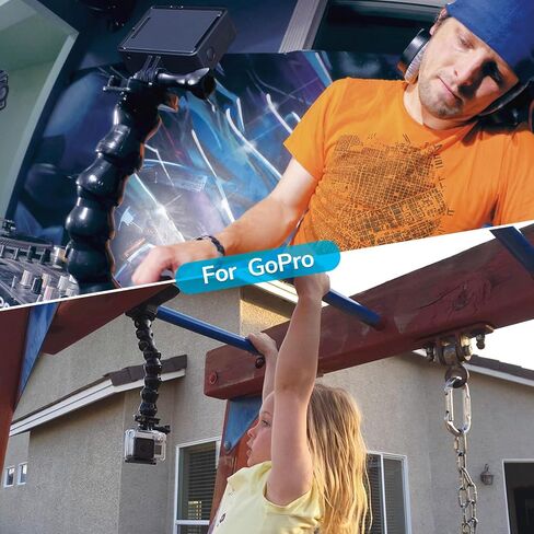 Camera Clamp Clip Mount Jaws Flex Gooseneck Accessories for GoPro in Kuwait