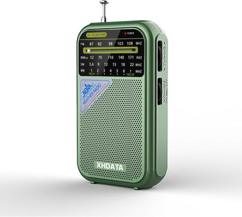 XHDATA D221 NOAA Weather Radio Portable AM FM Shortwave Radio Receiver in Kuwait