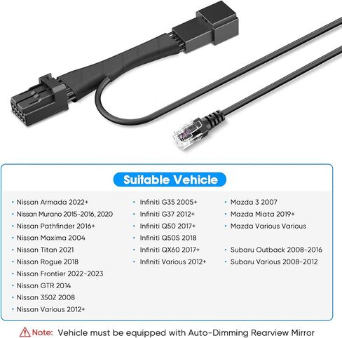 Radar Detector Power Adapter RJ11 Plug (10P A) Clean and Easy to Install in Saudi Arabia