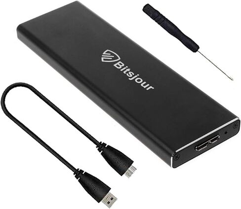 MacBook Air 2012 SSD Enclosure 7+17 pin, 5Gbps USB 3.0 External Portable Case for Mid 2012 A1465/A1466 Hard Drive in Saudi Arabia