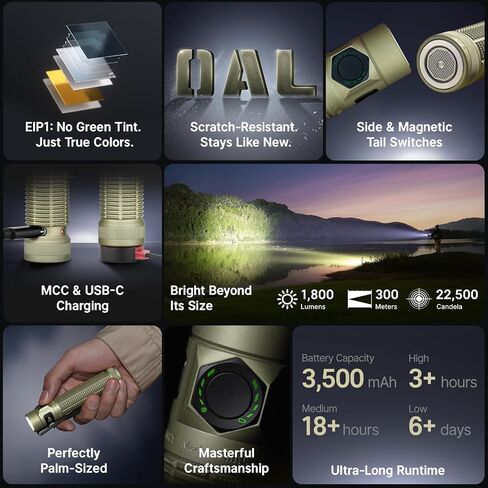 OLIGHT BatonUltra EDC Flashlight Rechargeable, Bright Pocket Flash Light in Kuwait