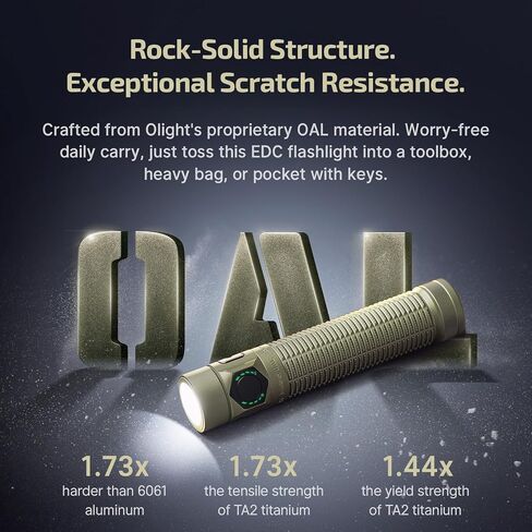 OLIGHT BatonUltra EDC Flashlight Rechargeable, Bright Pocket Flash Light in Kuwait