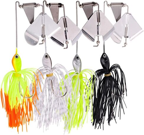 Sougayilang Fishing Lures Buzzbait Spinnerbait Jigs Lure for Bass Pike Fishing in Saudi Arabia