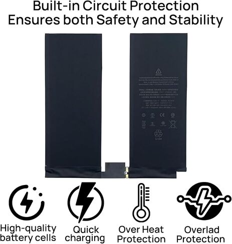 A2043 Battery Compatible with iPad Pro 12.9" 3rd Gen 2018 4th Gen A2014 2020 A1895 A1983 A1876 A2069 A2232 A2233 A2229 with Tool Kits 3.76V 36.59Wh in Saudi Arabia
