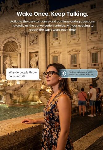 G5 AI Smart Glasses with Camera and Bluetooth, 13MP Video Recording Glasses in Saudi Arabia