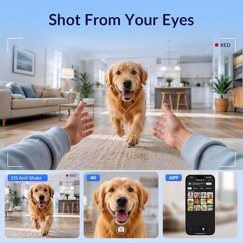 Insight AI Smart Glasses, 8MP Wide Camera, 4K Photos & 1080P Video in Saudi Arabia