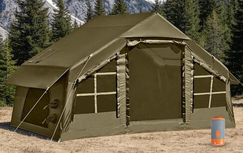 Inflatable Camping Tent, 4-6/6-8 Person Blow Up Tent, Waterproof 4 Season Family Tent for Camping, Glamping & Outdoor Adventures in Saudi Arabia