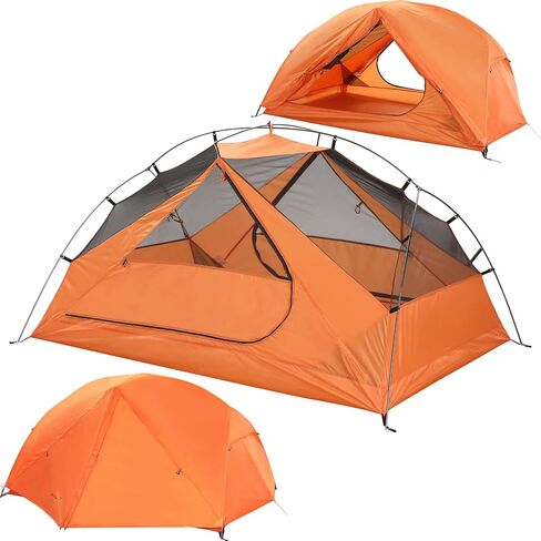 Clostnature 1/2 Person Lightweight Backpacking Tent Large Headroom Space in Saudi Arabia