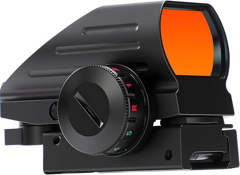 Red Dot Sight, Red and Green, Reflex Rifle Scope Dot Sight with 4 Different Reticles, 20mm Rail Mount, Absolute Co-Witness in Saudi Arabia