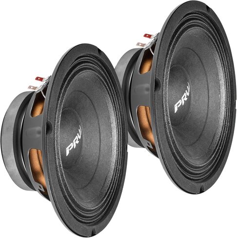 مكبر صوت PRV AUDIO 8MB450-4 v2 مقاس 8 بوصات 4 أوم Pro مكبر صوت 93.5 ديسيبل 450 وات ملف صوتي 2 بوصة (مفرد) in Kuwait