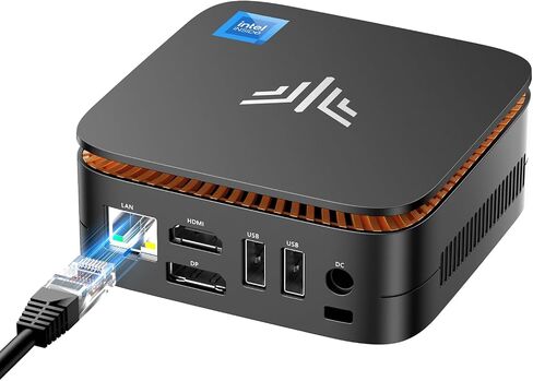 كمبيوتر KAMRUI Pinova P1 Mini PC Win -11 Pro، أجهزة الكمبيوتر الصغيرة AMD Ryzen R2544 (Beat 10110U/4300U/3500U، حتى 3.7 جيجا هرتز)، ذاكرة الوصول العشوائي 16 جيجا بايت 256 جيجا بايت SSD كمبيوتر مكتبي صغير، ثلاثي 4K، نوع C، واي فاي، BT للمكاتب المنزلية للأع in Kuwait