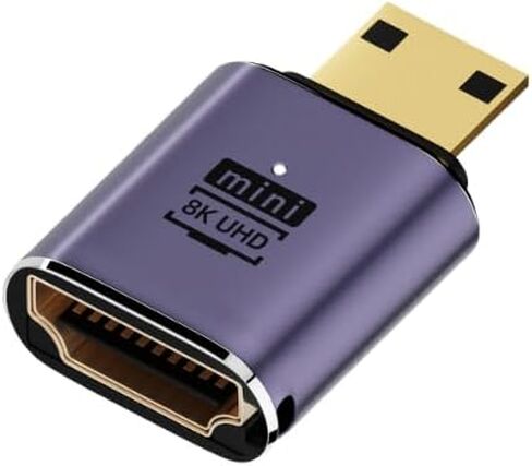 Mini Male HDMI to HDMI Female Adapter,UHD&HDR Output,Aluminum Shell in Kuwait