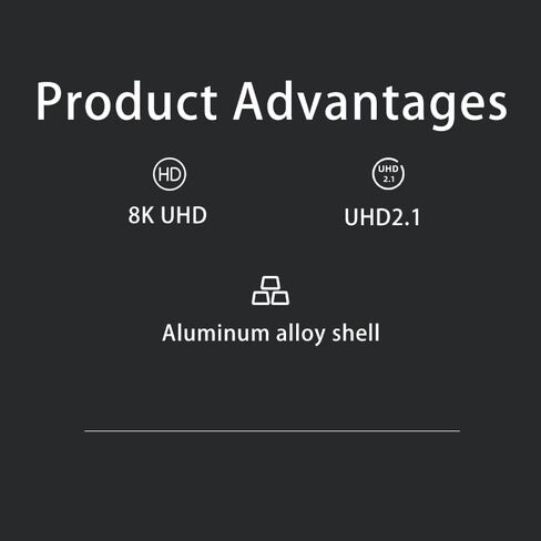 Mini Male HDMI to HDMI Female Adapter,UHD&HDR Output,Aluminum Shell in Kuwait