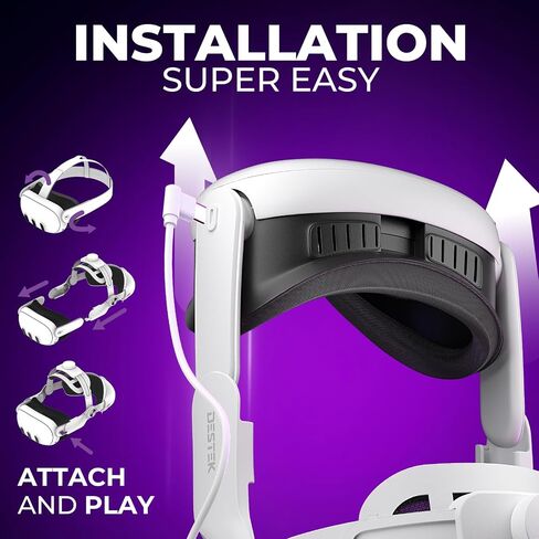 DESTEK QH4 7000mAh Battery Head Strap for Meta Quest 3/3S in Kuwait