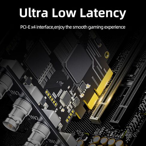 4-Channel Quad SDI PCIe Video Capture Card,Ultra-Low Latency for Multi-Channel Live Streaming, Video Conferencing, Teaching, and Broadcasting in Saudi Arabia