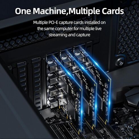 4-Channel Quad SDI PCIe Video Capture Card,Ultra-Low Latency for Multi-Channel Live Streaming, Video Conferencing, Teaching, and Broadcasting in Saudi Arabia