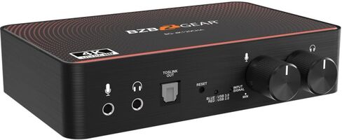 BZBGEAR USB-C 4K120 Video Capture Card with Scaler, HDMI 2.1 Loop Out, Audio & HDR10 to SDR Conversion - BG-4K120CHA in Saudi Arabia