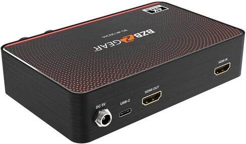 BZBGEAR USB-C 4K120 Video Capture Card with Scaler, HDMI 2.1 Loop Out, Audio & HDR10 to SDR Conversion - BG-4K120CHA in Saudi Arabia