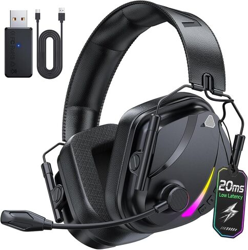 Vakedy Wireless PS5 Headset, ≤20ms Low Latency & BT 5.4 for PC, MAC, Switch in Saudi Arabia