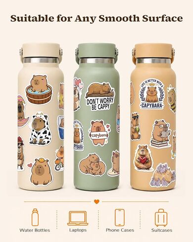 309 Pcs Capybara Vinyl Sticker Pack in Saudi Arabia