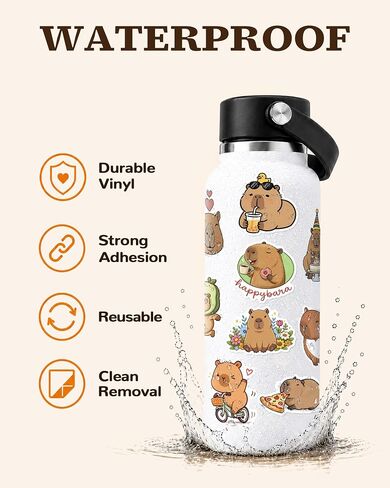 309 Pcs Capybara Vinyl Sticker Pack in Saudi Arabia