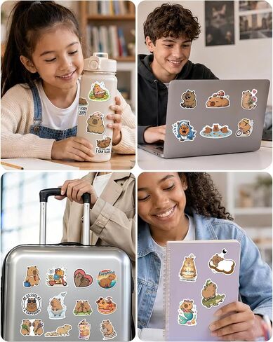 309 Pcs Capybara Vinyl Sticker Pack in Saudi Arabia