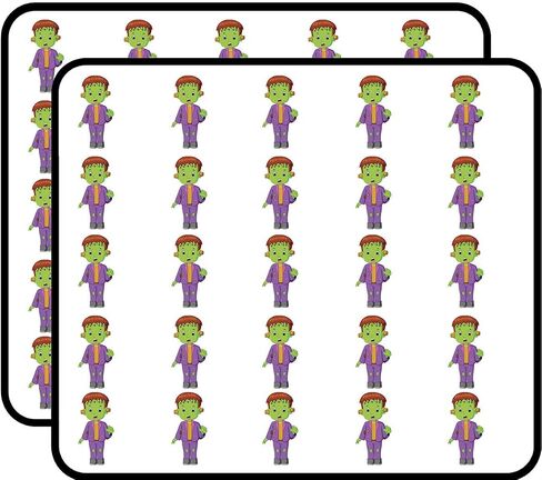 50 PCs Cute Frankenstein Kid Teen - Purple Suit 1" Stickers Decals Laptop Notebook Phone Waterproof Vinyl Trendy in Saudi Arabia