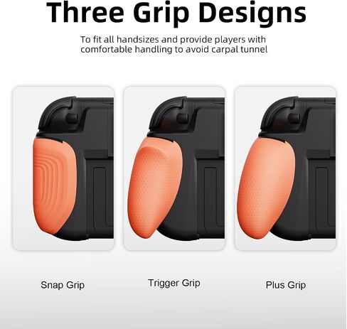 Savage Raven by Skull & Co. NeoGrip Bundle: an Ergonomic Grip Hard Shell with Replaceable Grips [to fit All Hands Sizes] for Nintendo Switch 2 with Maxcarry Carrying Case - Black in Saudi Arabia