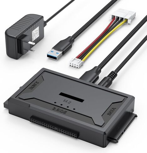Hard Drive Reader 4-in-1, M.2 SATA IDE to USB Dock Ultra Data Retrieval Kit in Kuwait