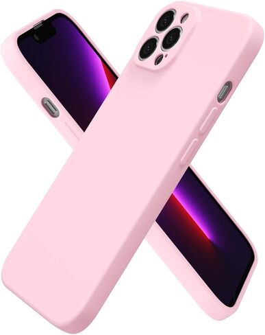 oakxco for iPhone 17 Case Silicone, Ultra Slim Thin Phone Case for Women Girls, Plain Solid Color Minimalist Aesthetic Cute Girly Design, Soft Rubber Gel TPU with Camera Cover Protection, Black in Kuwait