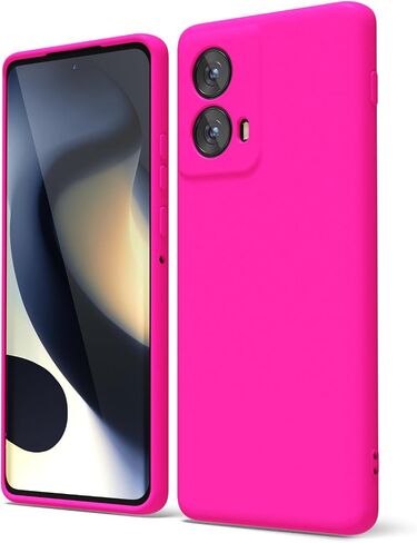 oakxco for Motorola Edge 2022 Phone Case Liquid Silicone Grip, Cute Thin Slim Soft Rubber TPU Plain Smooth Gel Cover for Women Girl Aesthetic, Matte Solid Protective & Shockproof, Burgundy Plum Wine in Kuwait