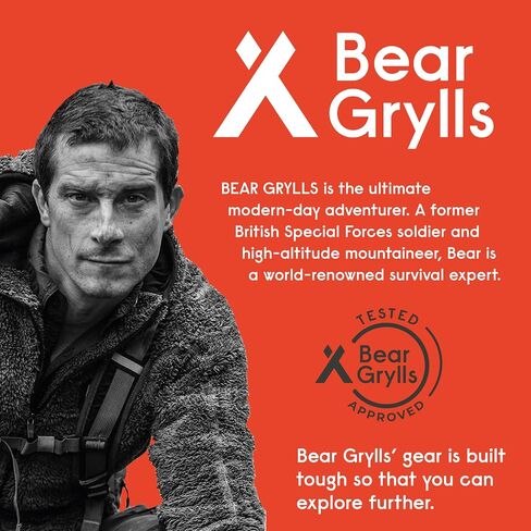 Bear Grylls Ultimate Folding Knife, 3.6 in Blade with Sheath, Orange in Saudi Arabia