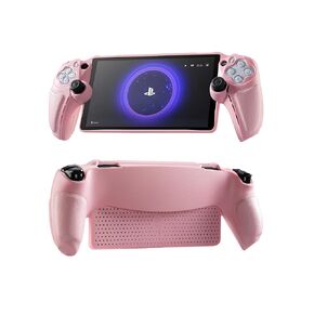 UYIYE Thin Fit Designed for PlayStation Portal Case, Full Protective Slim Case Cover Compatible with PS Portal -pink in Saudi Arabia