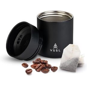 VSSL Nest 10 oz Mug, Stainless Steel, Double Walled, Vacuum Sealed & Integrates with VSSL Nest Products, Cream in Kuwait