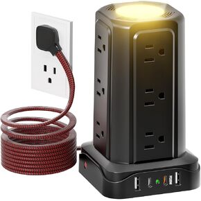 PASSUS Power Strips with Surge Protection with USB C Ports in Kuwait