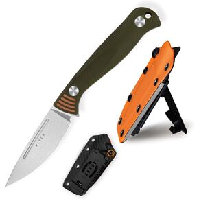 Kizer Evenki2 Fixed Blade Knife with Sharpener, Willow-Leaf Blade, 1098A1 in Saudi Arabia