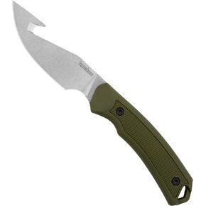 Kershaw Deschutes Skinner Gut Hook Fixed Blade Knife, Olive in Saudi Arabia