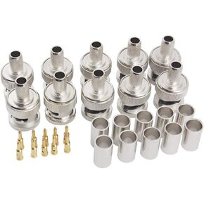 BNC Male Q9 Plug Crimp for RG8X RG-8X Mini-RG8 LMR240 Coax Cable in Saudi Arabia